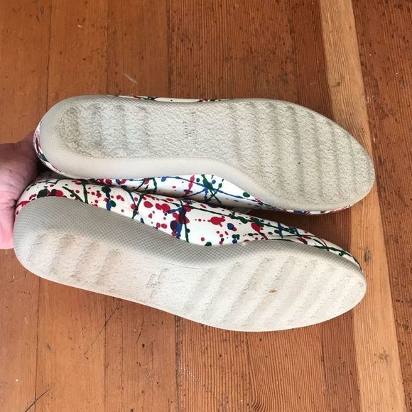 Tender tootsies paint splatter shoes, size 8 - Picture 4 of 4